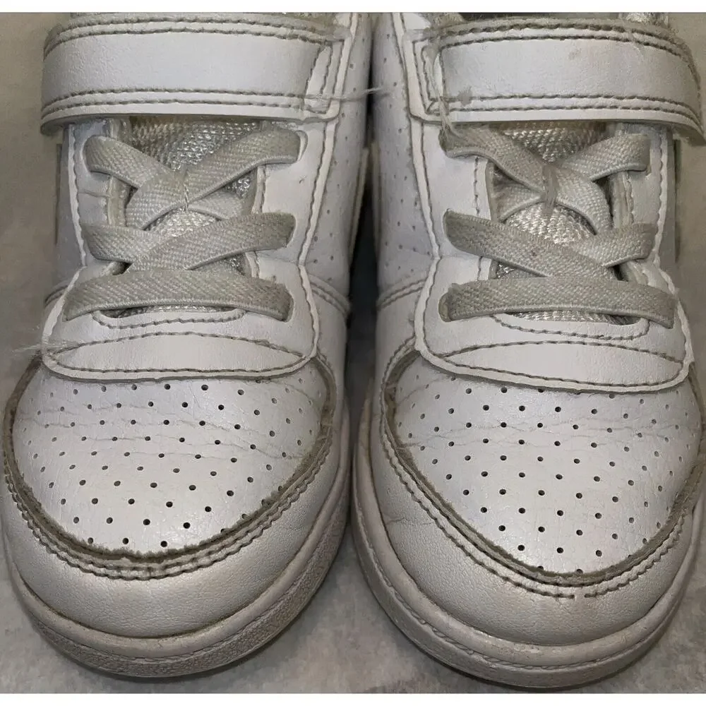 Nike Court Borough Low SL TDV Sneaker White Size 10c AV3172 100